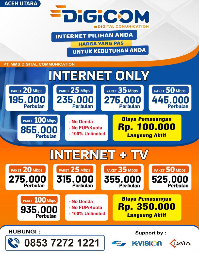 INET + IPTV 100 MBPS